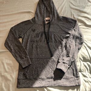 California Girl Charcoal Knit Hoodie